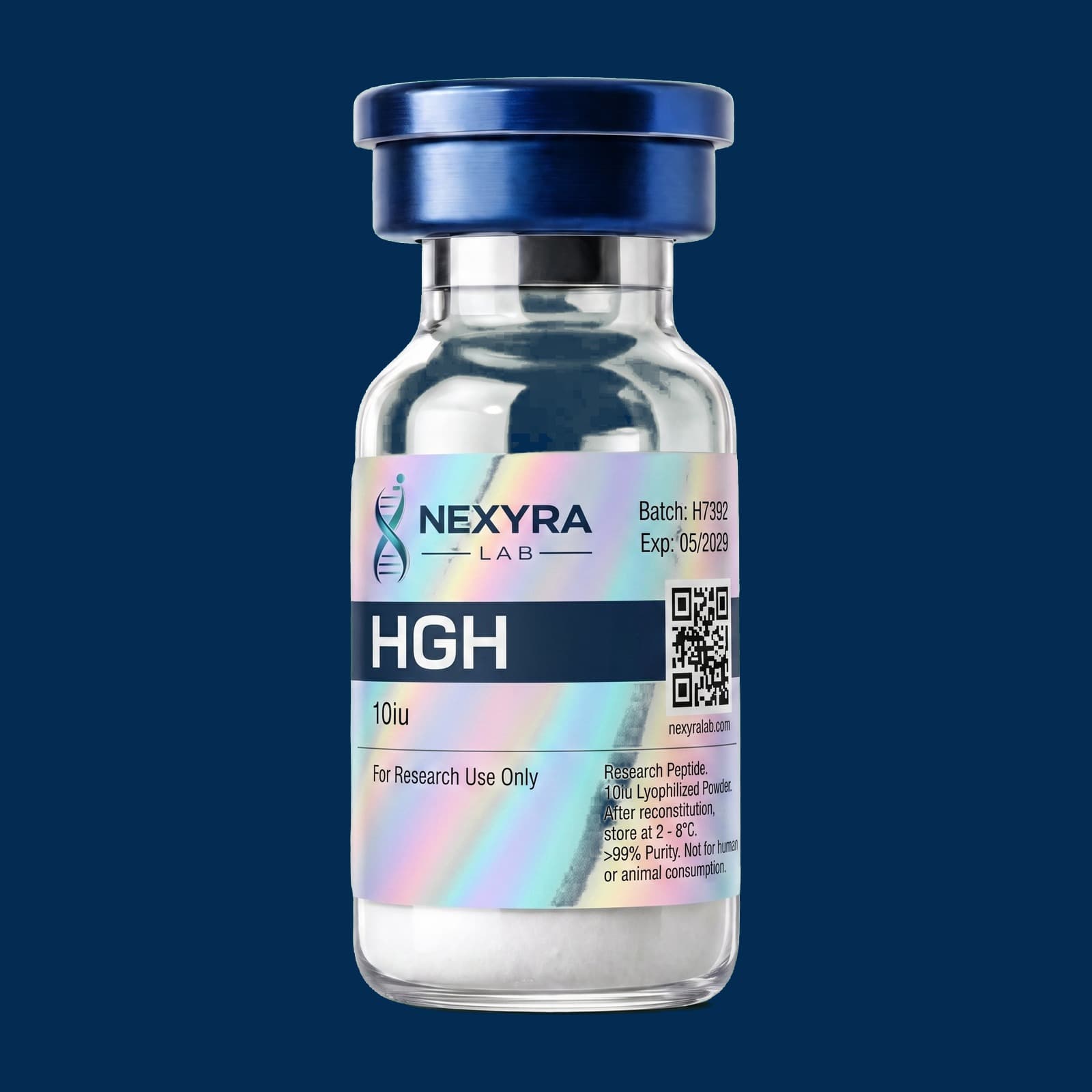 HGH Peptide — Nexyra Lab research vial