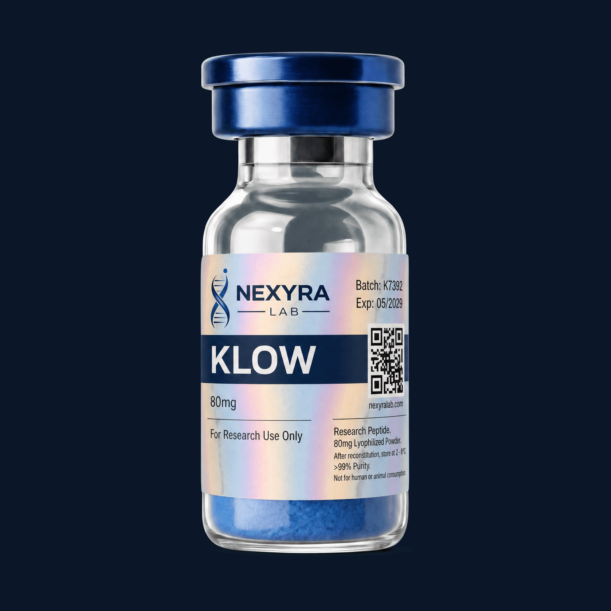 KLOW 80mg β Nexyra Lab research vial
