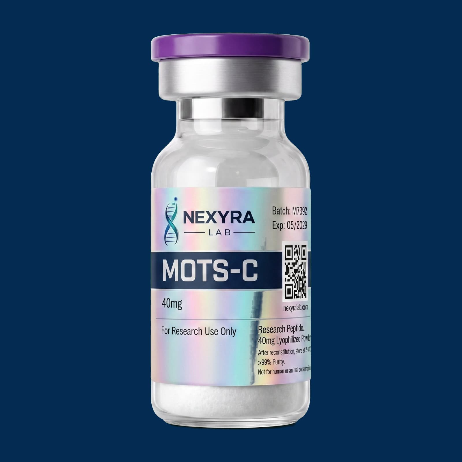 Mots-c — Nexyra Lab research vial
