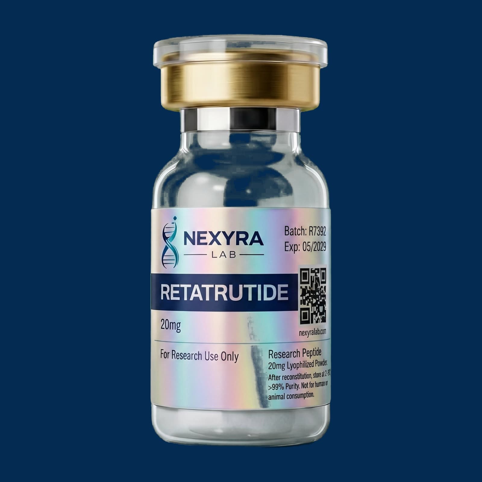 Retatrutide — Nexyra Lab research vial