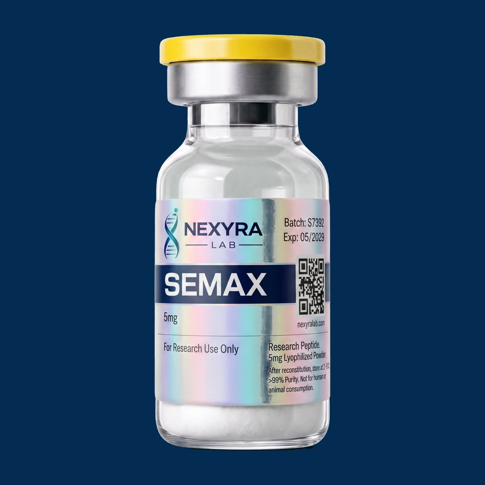 Semax Peptide — Nexyra Lab research vial