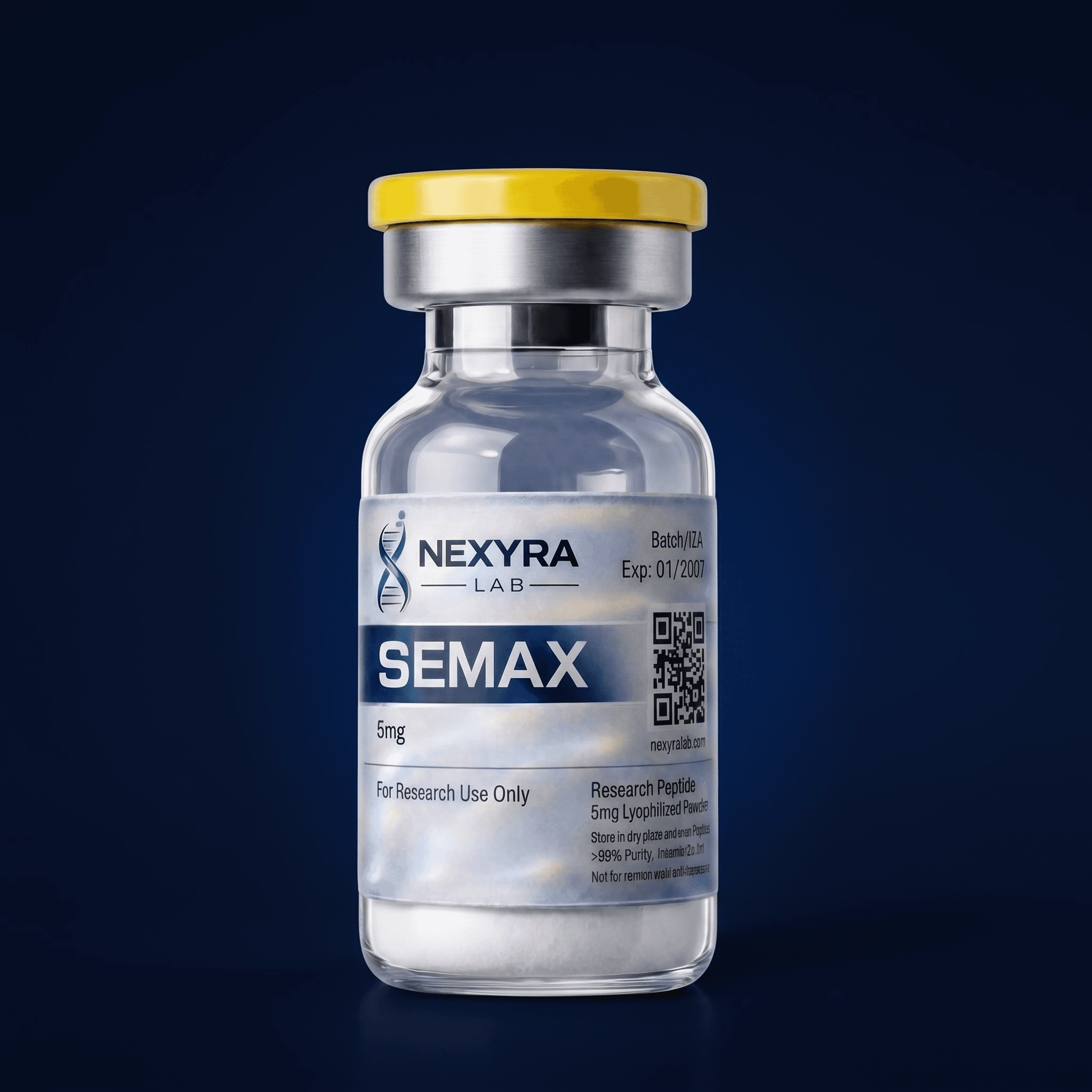 Semax Peptide β Nexyra Lab research vial