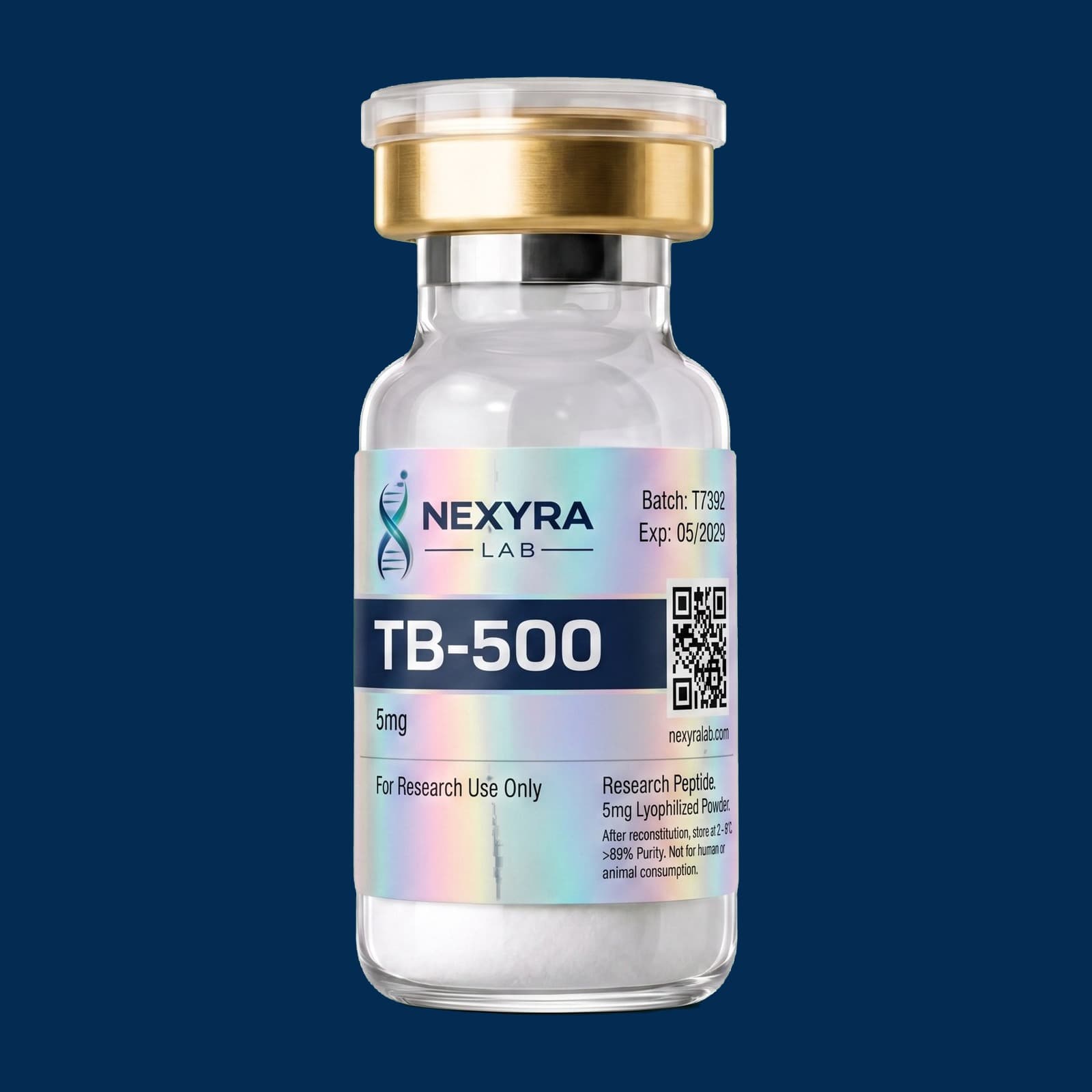 TB-500 (Thymosin Beta-4) — Nexyra Lab research vial