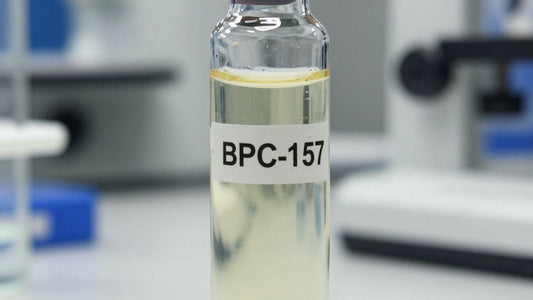 BPC-157 vial in a research setting.